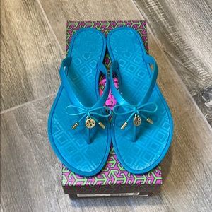 Tory Burch Ocean Tito Jelly Bow Sandal